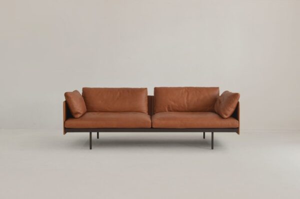 Cognac Leather Couch