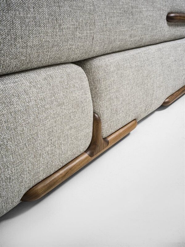 Modern Grey L-Shaped Sofa