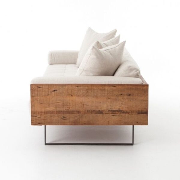 Sleek White Modern Sofa